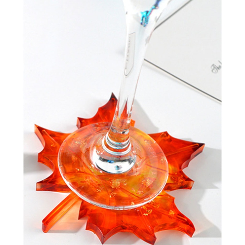 Sa Set 3 Khuôn Silicone Làm Đế Lót Ly Lễ Tạ Ơn Hình Chiếc Lá DIY