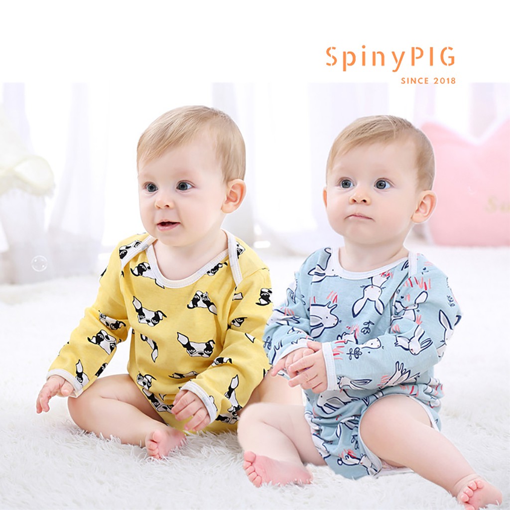 Quần áo sơ sinh 0-12 tháng 100% cotton bộ body sơ sinh dài tay dành cho mùa thu đông nhiều hoạ tiết đáng yêu cho bé