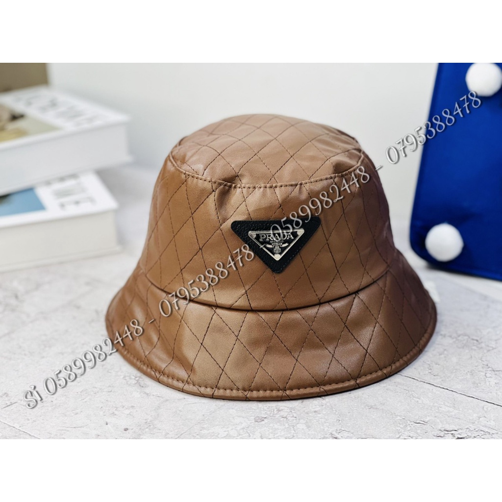 NÓN BUCKET DA PU - NÓN VẢI DA NHẬP PADA CHẤT VẢI SIÊU MỀM CHO NAM NỮ