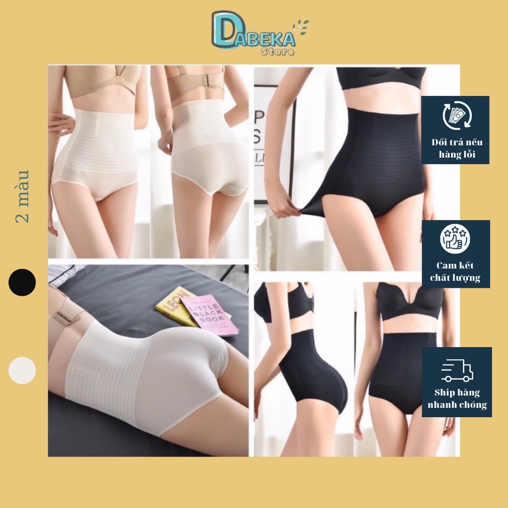 Quần Gen Bụng Định Hình Chất Su Lạnh 3D Chống Cuộn - Tạo Dáng Thon Gọn Cho Nữ - DABEKA - Q009