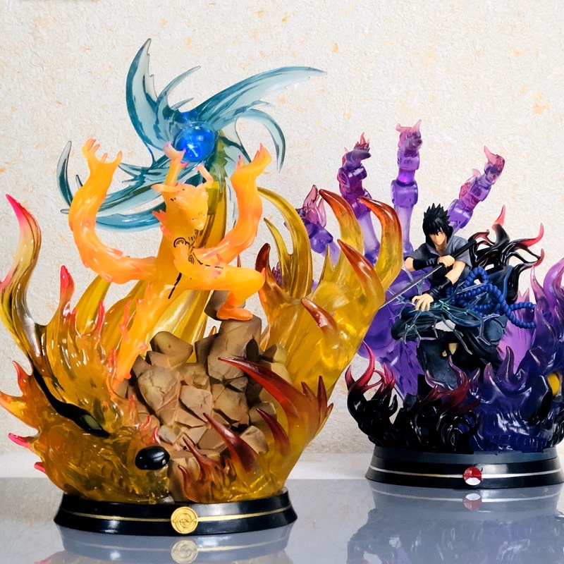 Mô Hình Naruto Cửu Vĩ và Sasuke Susano Siêu To Có Led, Figure Naruto, Sasuke - Mô Hình Naruto