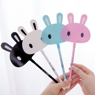 Combo 10 Bút Gel Nước Hình Quạt Thỏ Ngọc Tai Dài Xinh Xắn Siêu Bền Quạt Mát Rượi ^^