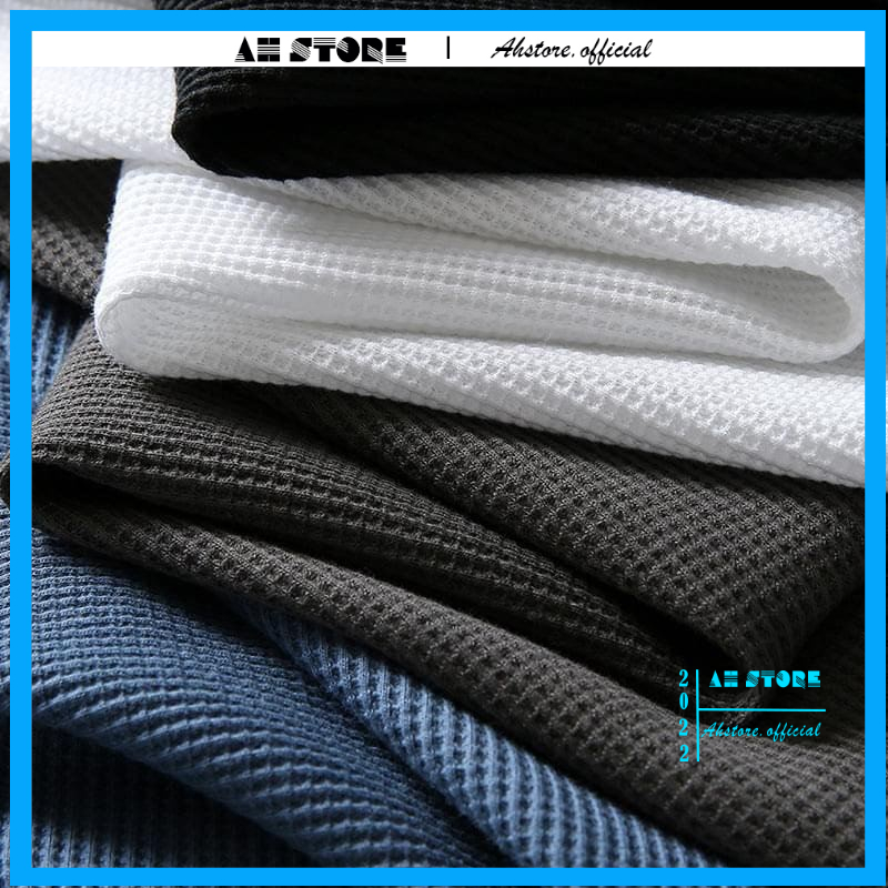 Áo phông nam tay ngắn cổ tròn, Áo thun nam cotton tổ ong co giãn 4 chiều mặc cực mát - AHSTORE