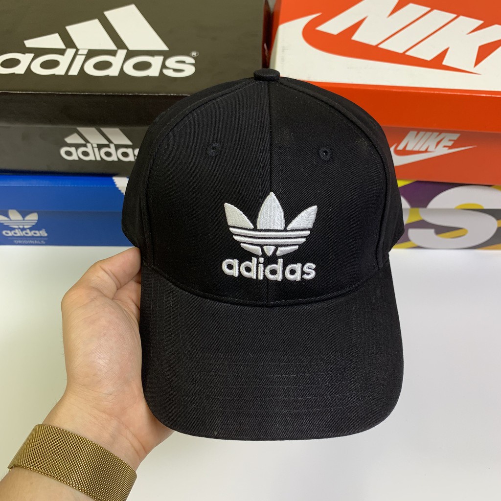 💥 Nón / Mũ Adidas Trefoil Baseball Cap - White FJ2544 / CAM KẾT HÀNG XUẤT DƯ XỊN 100%