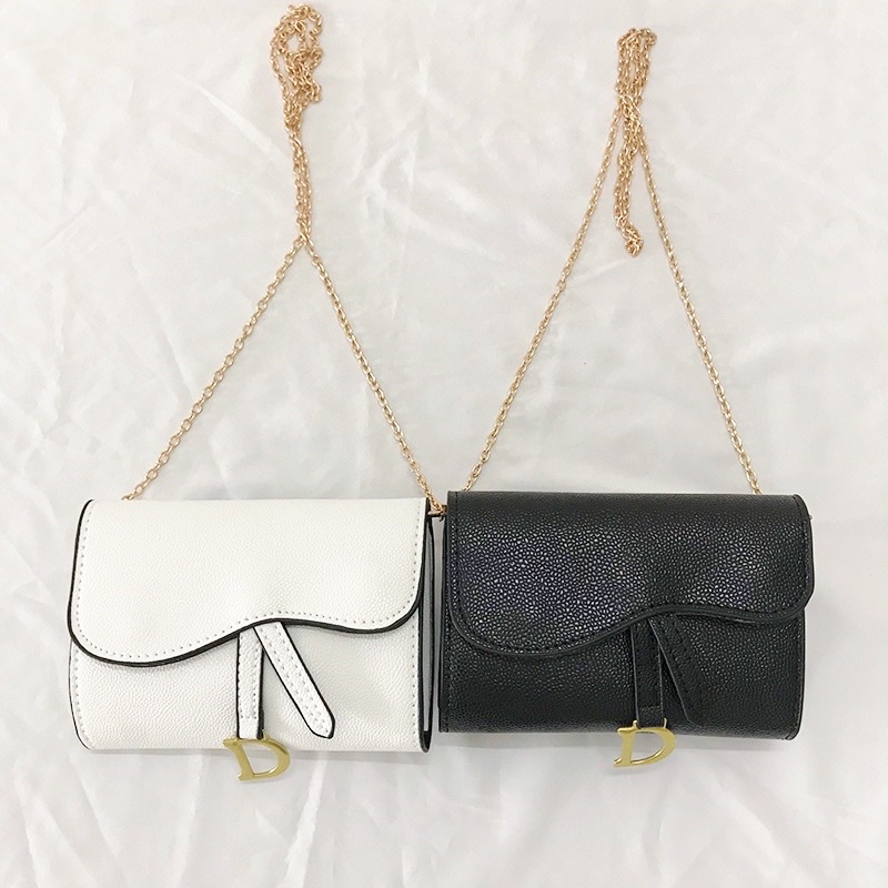 Túi Ví Nữ Mini Đeo Chéo, Túi Xách Nữa Khoá D Thời Trang