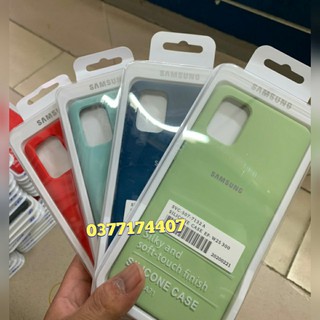 Ốp lưng Samsung A71 Silicone Case chống bẩn, mặt lưng lót nỉ êm ái