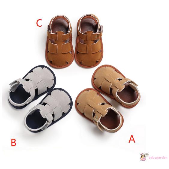 Giày sandals bằng da mềm cho bé 0 - 18 tháng tuổi