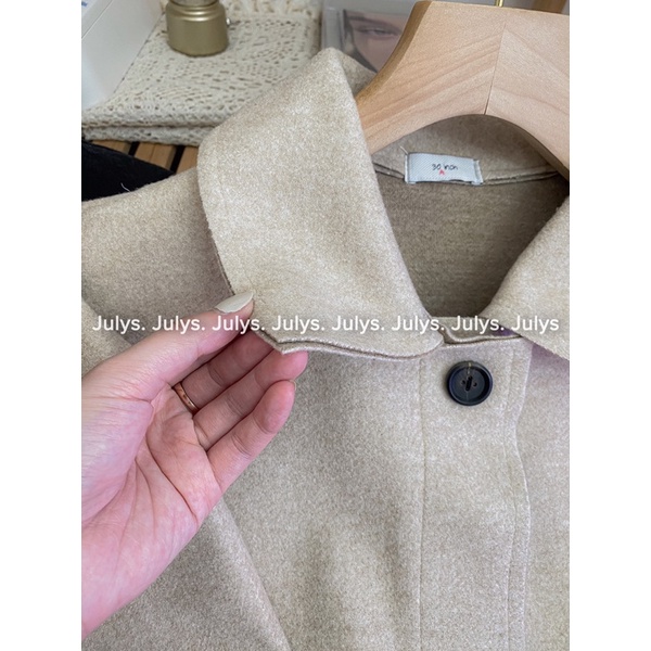 Áo khoác dạ ép 1 lớp tay bồng (ảnh thật shop chụp kèm video) | BigBuy360 - bigbuy360.vn