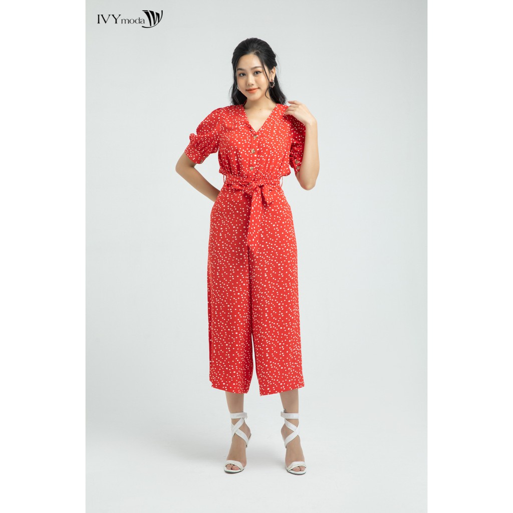 [NHẬP WABRTL5 GIẢM 10% TỐI ĐA 50K ĐH 250K ]Quần dài lụa ống suông IVY moda MS 22C5829