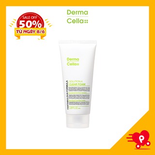 Sữa rửa mặt làm sạch sâu dành cho da nhạy cảm Dermacella Hàn Quốc 180ml (Dermacella Solution A Clear Foam)