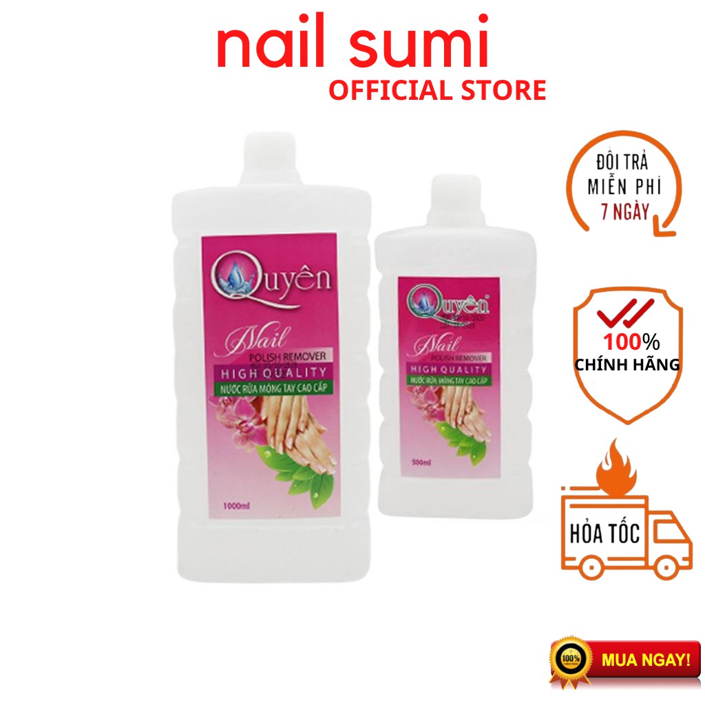 Nước rửa móng Axeton,. nước lau gel