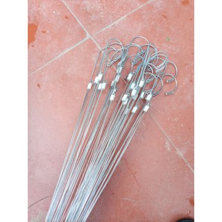 Móc kẽm treo tất cả các loại chậu trồng cây dài 80cm