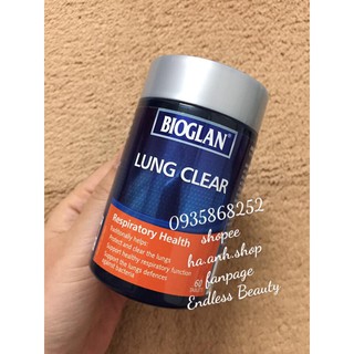 Viên Lung Clear Bioglan 60 viên