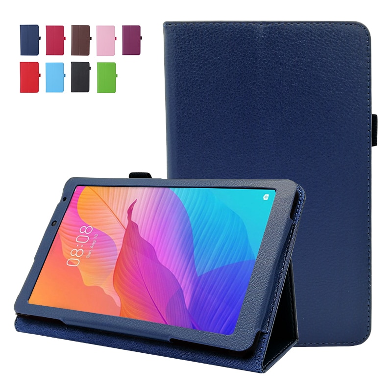 Bao Da Pu Máy Tính Bảng Nắp Lật Kiêm Giá Đỡ Cho Huawei Matepad T8 Kobe 2-l03 Kobe 2-l09 8.0 Inch