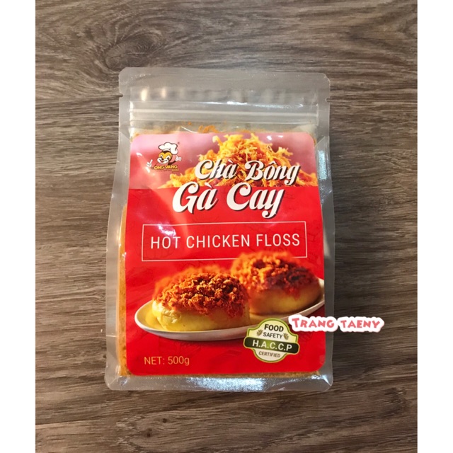 Chà bông gà cay 100g (Tách từ gói nguyên 500g)