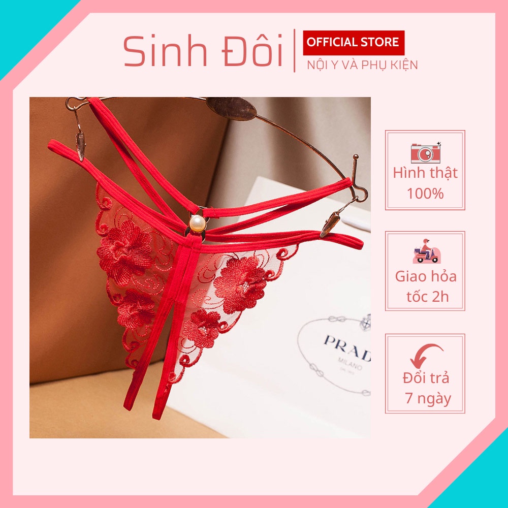 Quần lót nữ ren sexy cao cấp SD2237 mềm mại xuyên thấu gợi cảm thoáng mát từ 40kg-55kg