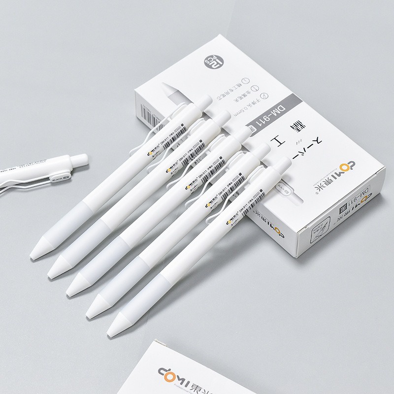 Bút bi Domi 911 mực gel màu đen ngòi 0.5mm dễ thương