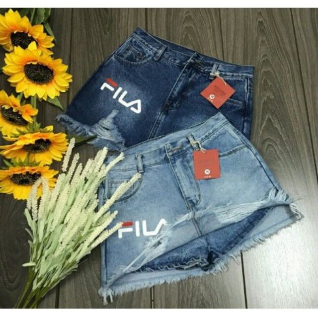 Chân váy jean rách gấu (hình chụp sp thật)