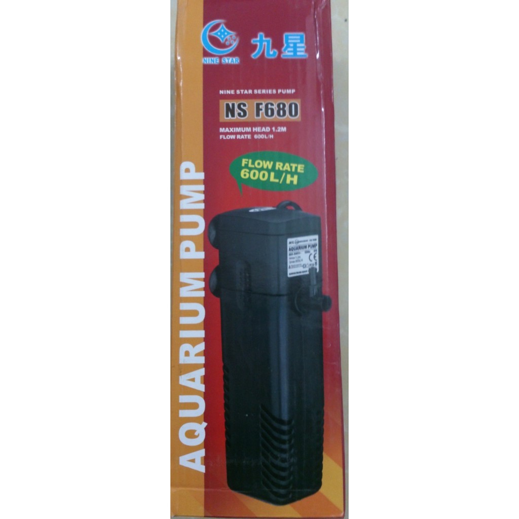 Máy lọc nước bể cá 3 trong 1, NS-F680  cho bể 40-60cm.