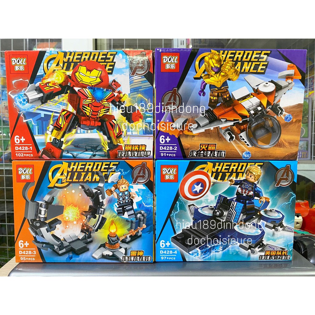Lắp ráp xếp hình siêu anh hùng 428
