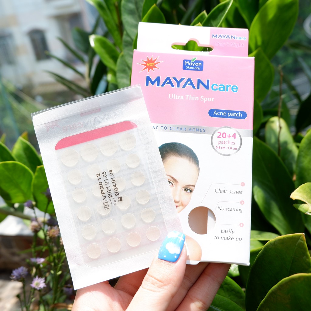 Miếng dán mụn Mayan Care Ultra Thin Spot hiệu quả trong 48H NPP Shoptido