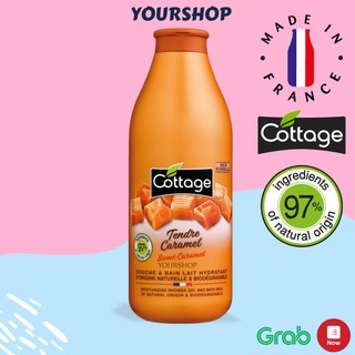 Sữa Tắm Cottage 750ml - Hương Caramel - Chính Hãng Pháp