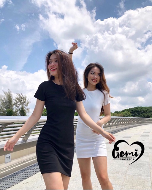 VÁY BODY BASIC TAY NGẮN [GEMI SHOP] | BigBuy360 - bigbuy360.vn