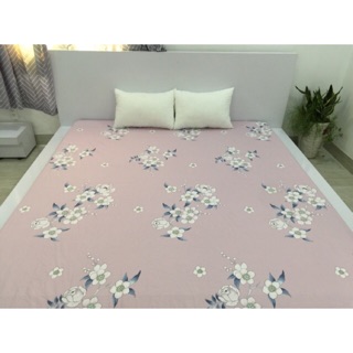 Ga chống thấm cotton cao cấp hoạ tiết hoa hồng