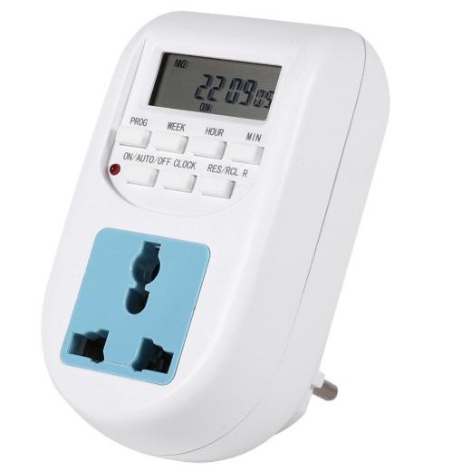 Ổ Cắm Hẹn Giờ Điện Tử bật tắt tự động AL-06, công tắc hẹn giờ, ổ cắm đa năng