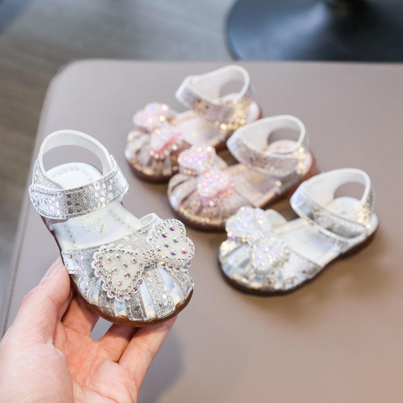 Sandal bé gái da bện giày tập đi Xăng đan công chúa cho bé 0-3 tuổi [DTD17]