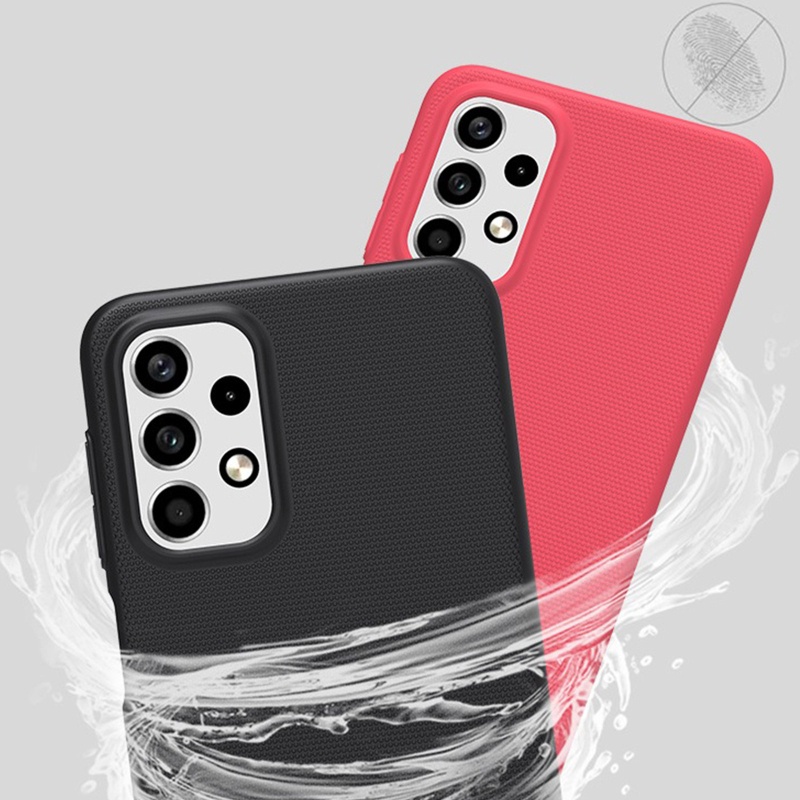 Ốp Lưng Nhựa Cứng Chống Sốc Màu Trơn Thanh Lịch Cho A23 4G