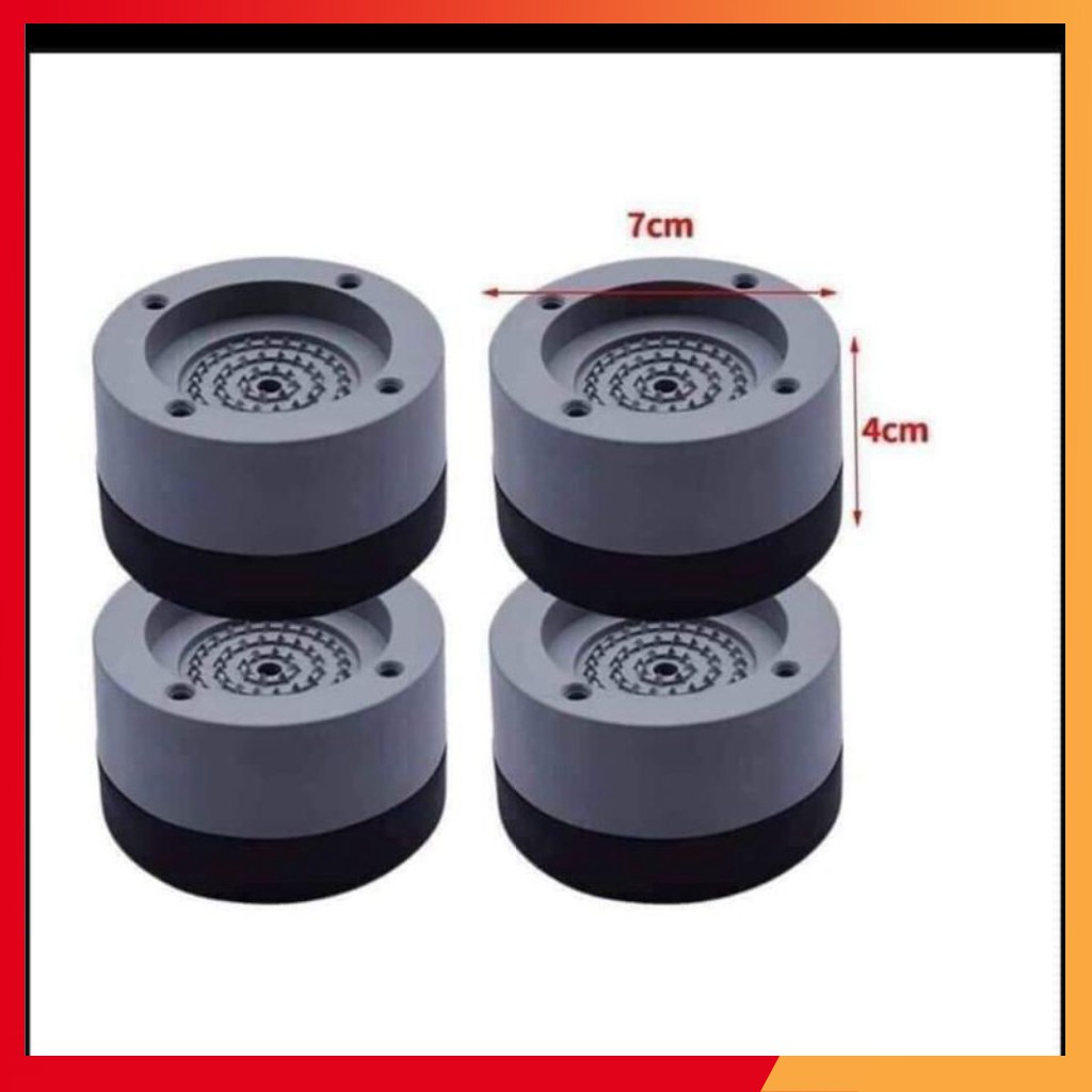 SÉT 4 BỘ CHỐNG RUNG LẮC MÁY GIẶT HÀNG CAO CẤP, MÁY LỌC (giá sỉ)