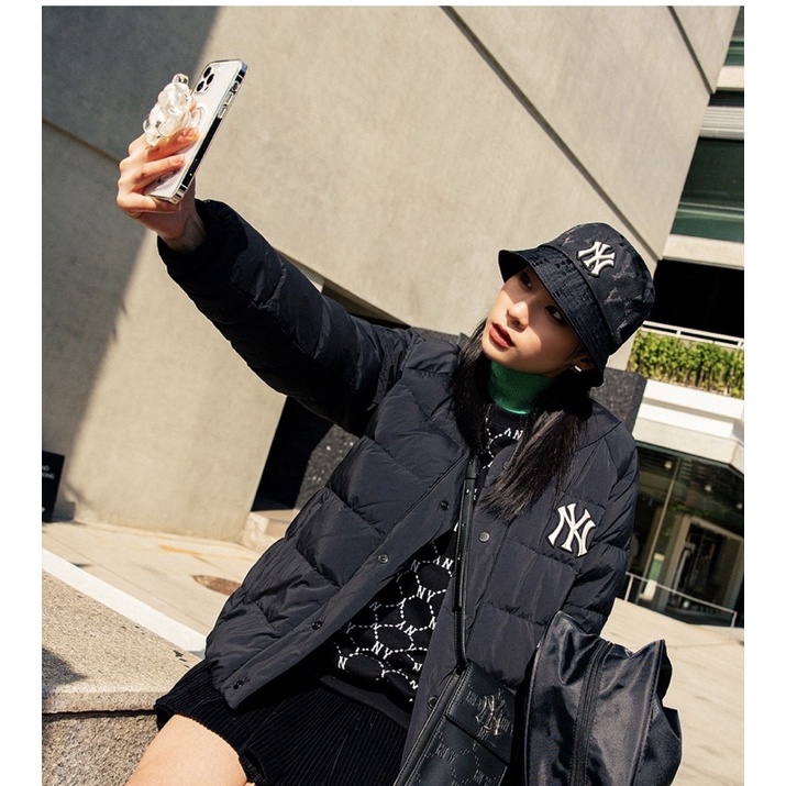 Mũ bucket MLB mono chìm