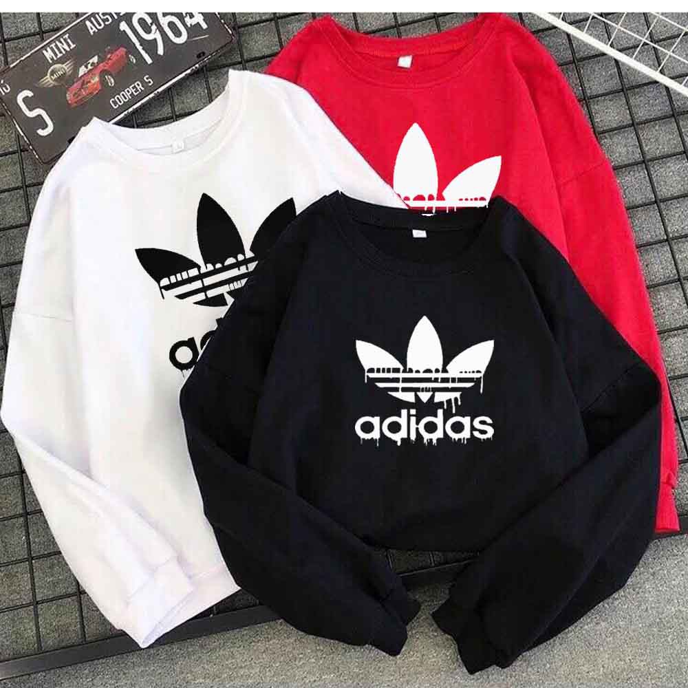 Áo sweter A.D.I.D.A.S nỉ bông , tay dài , áo thu đông unisex đủ size cho nam nữ giá sỉ
