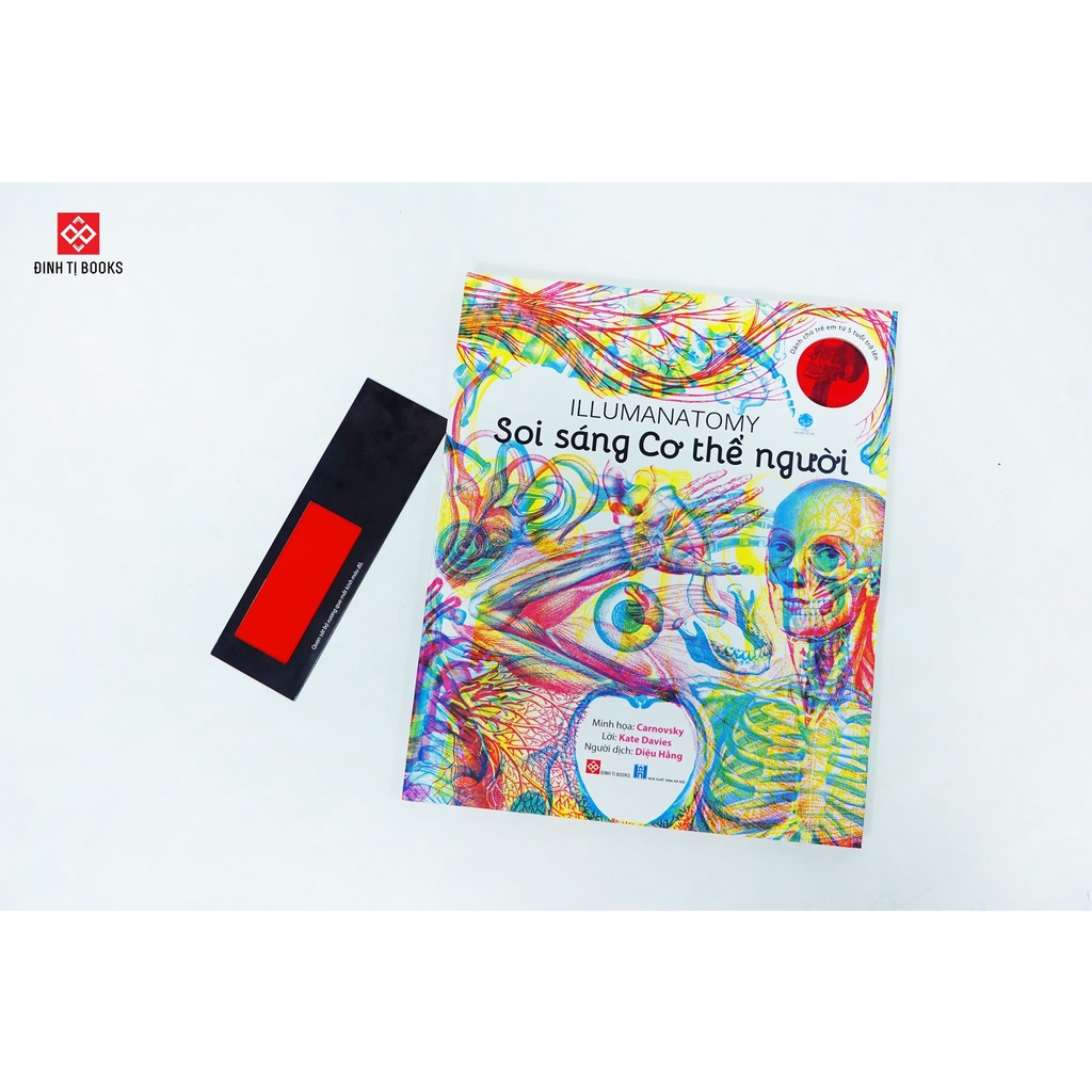 Sách - Illumanatomy Soi Sáng Cơ Thể Người - Có Thể Soi Rọi Xem Cấu Tạo Cơ Thể Bằng Lăng Kính Và Điện Thoại