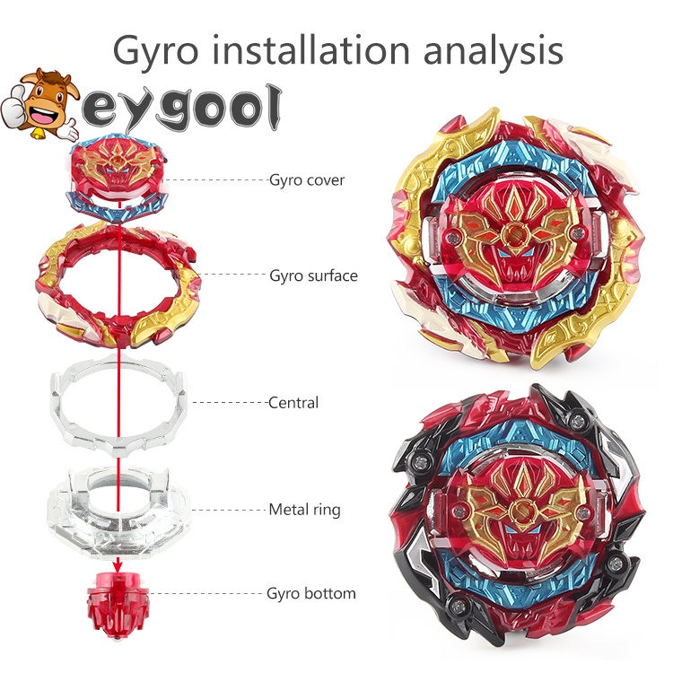 Con Quay Đồ Chơi Beyblade Burst B188 Astral B188 Cyclone Belial DB Với 184 Con Quay