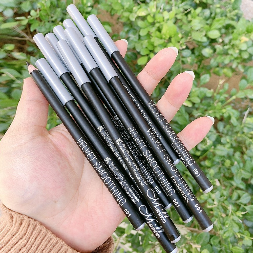 ♕Bút Chì Kẻ Lông Mày Menow Bằng Gỗ Màu Đen Chống Nước Chống Mồ Hôi Lâu Trôi 127