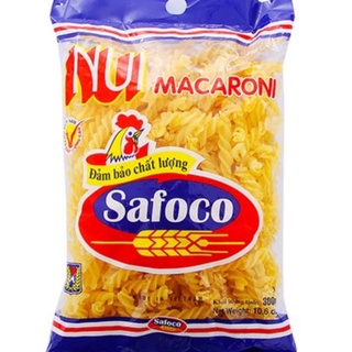 Nui xoắn vàng, nui xoắn rau củ,nui Safaco gói 300 gram