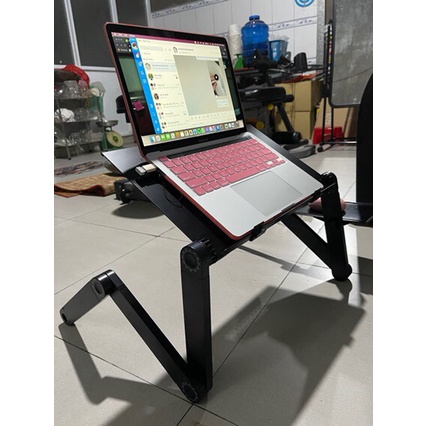 Bàn để laptop xoay 360 độ tiện dụng chống đau lưng mỏi cổ