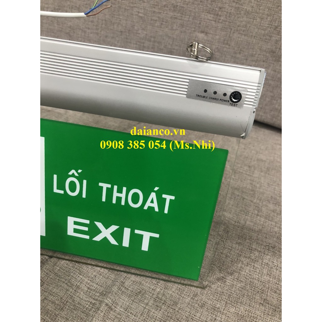 [HCM]Biển Chỉ Dẫn Thoát Nạn 2 Mặt Chỉ Xuống Cầu Thang YF-1019 (YF2- X-1019)