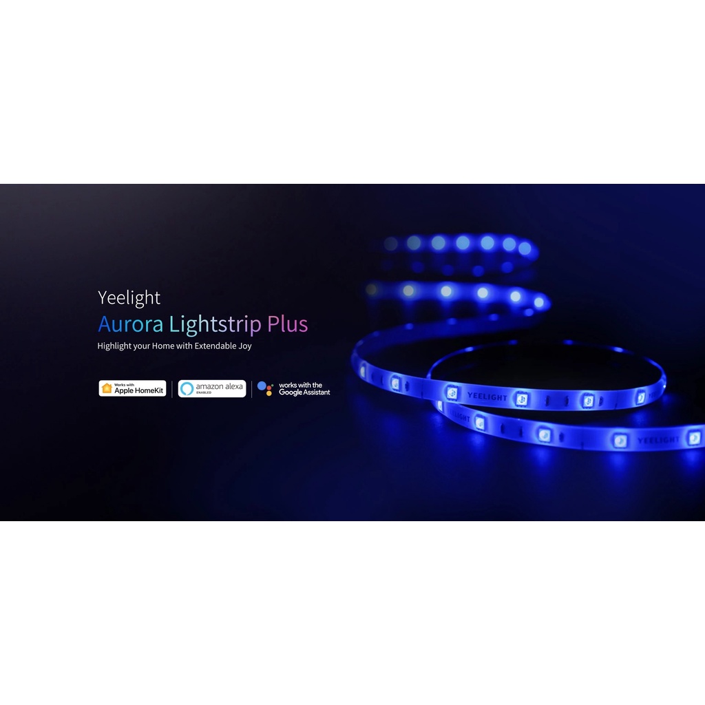 Hỏa Tốc HN- Đèn Led Dây RGB Yeelight Lightstrip 1S, dây led đổi màu theo nhạc, Đèn LED 16 triệu màu, dài 2m