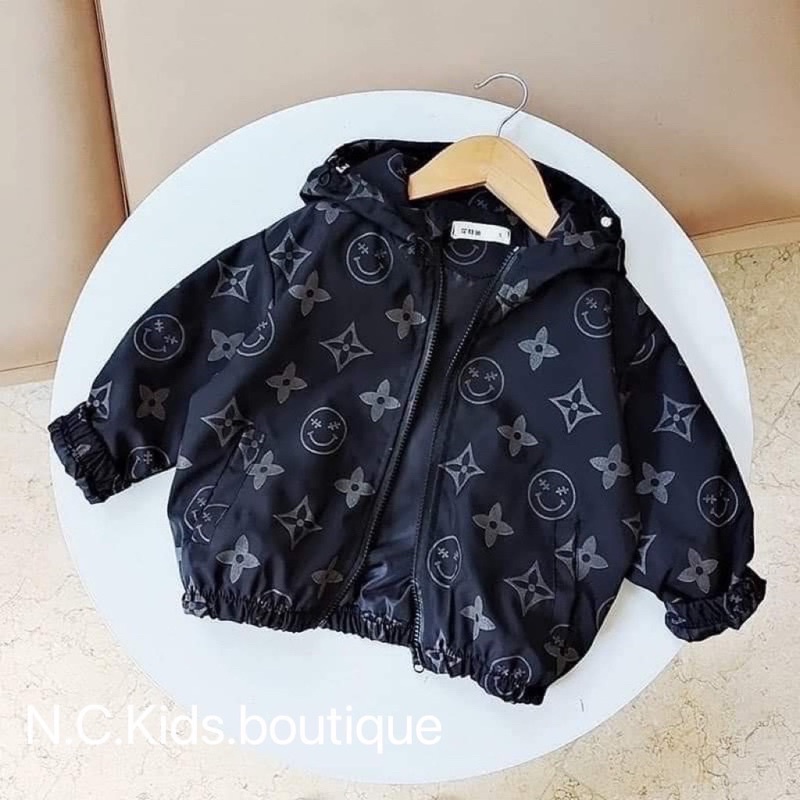 Áo gió hai lớp in hoạ tiết cho bé Bách Nhật Shop A123