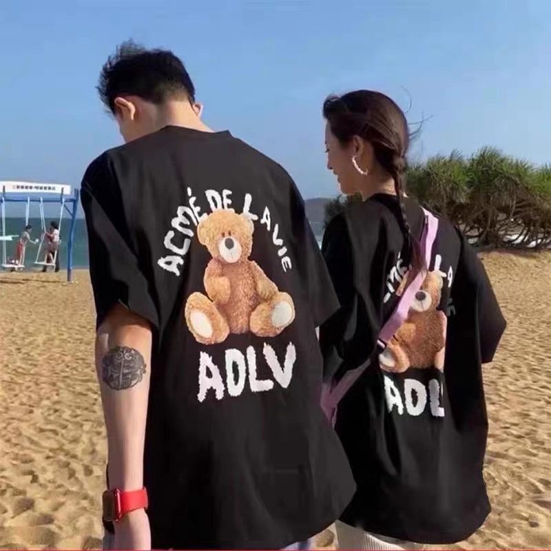ÁO THUN TAY LỠ COTTON ADLV ACMEDELAVIE FORM UNISEX NAM NỮ (kèm ảnh thật)