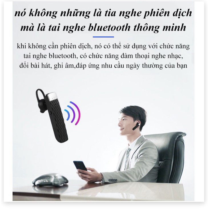 Tai nghe Bluetooth phiên dịch nhiều ngôn ngữ T2 - King's Garden