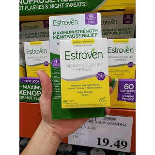 Cân bằng nội tiết tố cho phụ nữ tiền mãn kinh Estroven Maximum Strength + Energy 60 viên