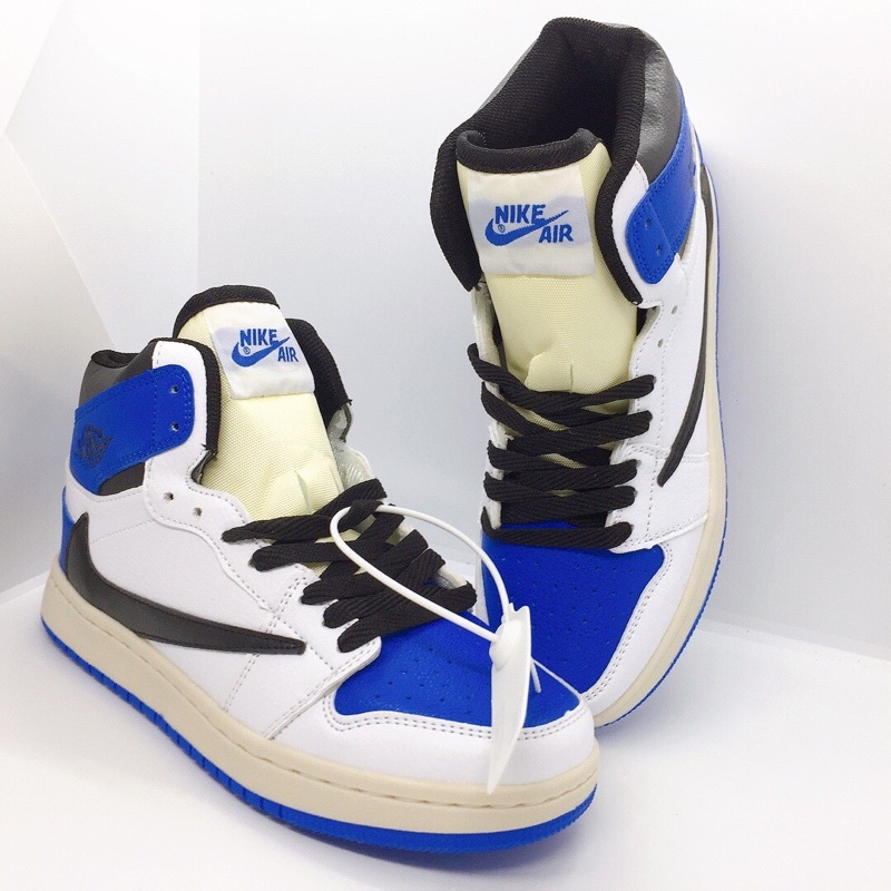 Giày Thể Thao Nam Nữ Sneaker JD Travid xanh cổ thấp cổ cao, Cao Cấp