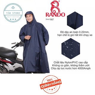 Áo mưa Rando Poncho vải Best phản quang – Loại cao cấp