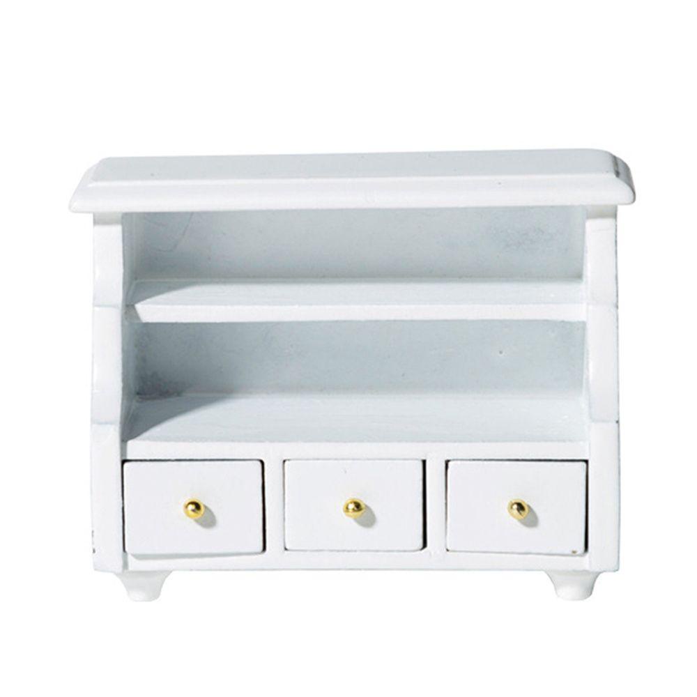 Mô Hình Tủ Khăn / Đồ Chơi Mini Bằng Gỗ DIY Trang Trí Nhà Búp Bê 1