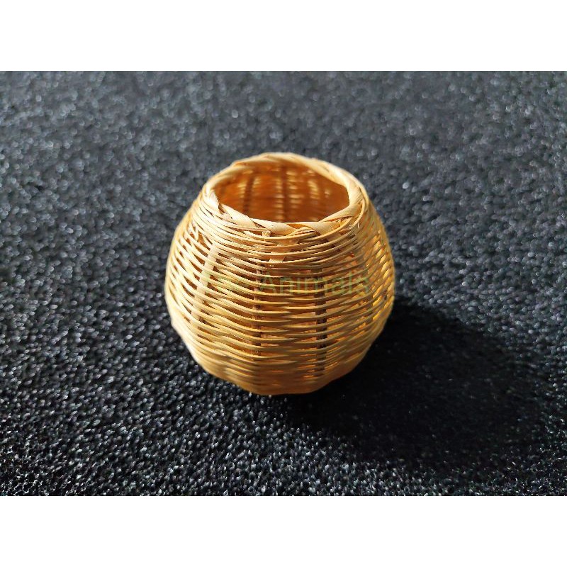 Cóng đựng sâu, thức ăn cho chim bằng tre