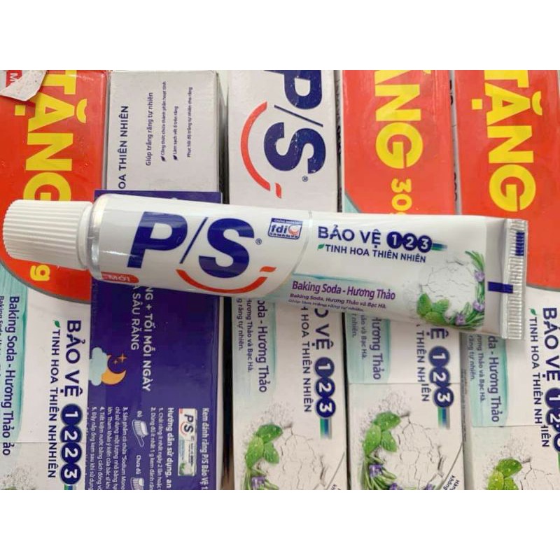 Kem đánh răng PS Baking soda & hương tháo 30 gr hàng tặng